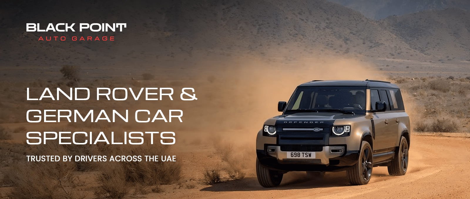 Range Rover Point Black Point Auto Garage: UAE’s Premier Land Rover & German Car Specialists